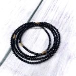 Black Crystal Anklet (Cone) thumbnail 0