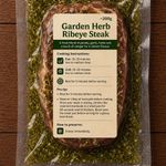 Garden Herb Ribeye Steak - Boneless  - Single ( 200g ) thumbnail 0