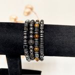 Hematite x Tiger Eye Bracelet Set thumbnail 0