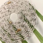 Crystal White Pipe Waist Bead thumbnail 1