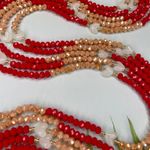 E! Red and Cream Waist Bead thumbnail 4