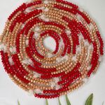 E! Red and Cream Waist Bead thumbnail 2