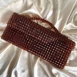 The Cognac Luxe Clutch  thumbnail 0
