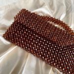 The Cognac Luxe Clutch  thumbnail 2