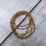 Champagne Gold Pipe Anklet thumbnail 2