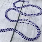 Blue Crystal Waist Bead  thumbnail 2