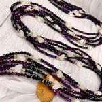 E! Purple and Black Waist Bead thumbnail 1