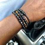 Tiger Eye x Hematite Bracelet Set thumbnail 0